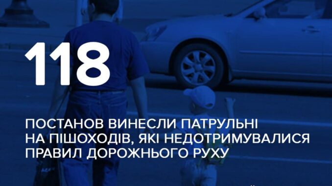 Штраф пішоходів