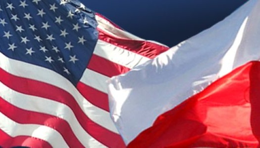прапор сша та польщі