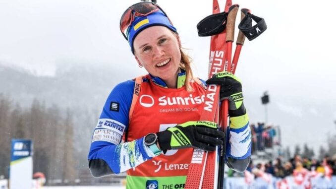 Чемпіонка з біатлону
