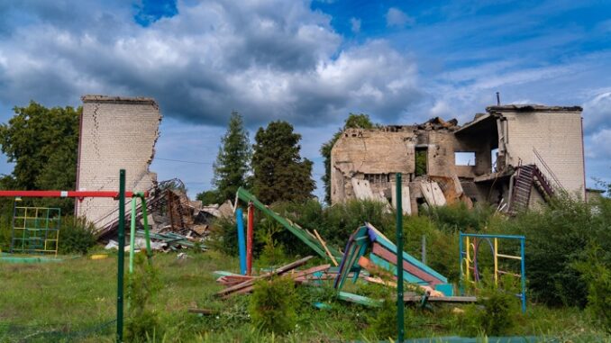 Зруйнований під час окупації дитсадок